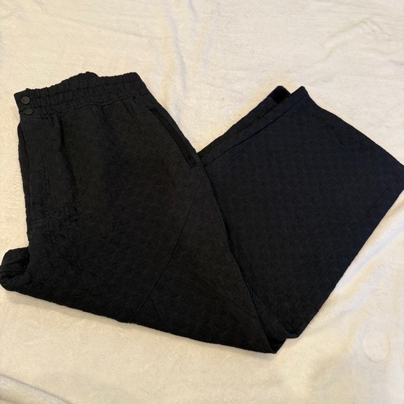 Free People FP Movement Flipside Quilted Pants Black Athleisure Loungewear - Picture 5 of 11